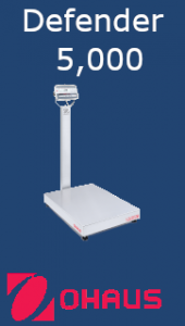 Defender 5000 Ohaus Checkweigher Scale